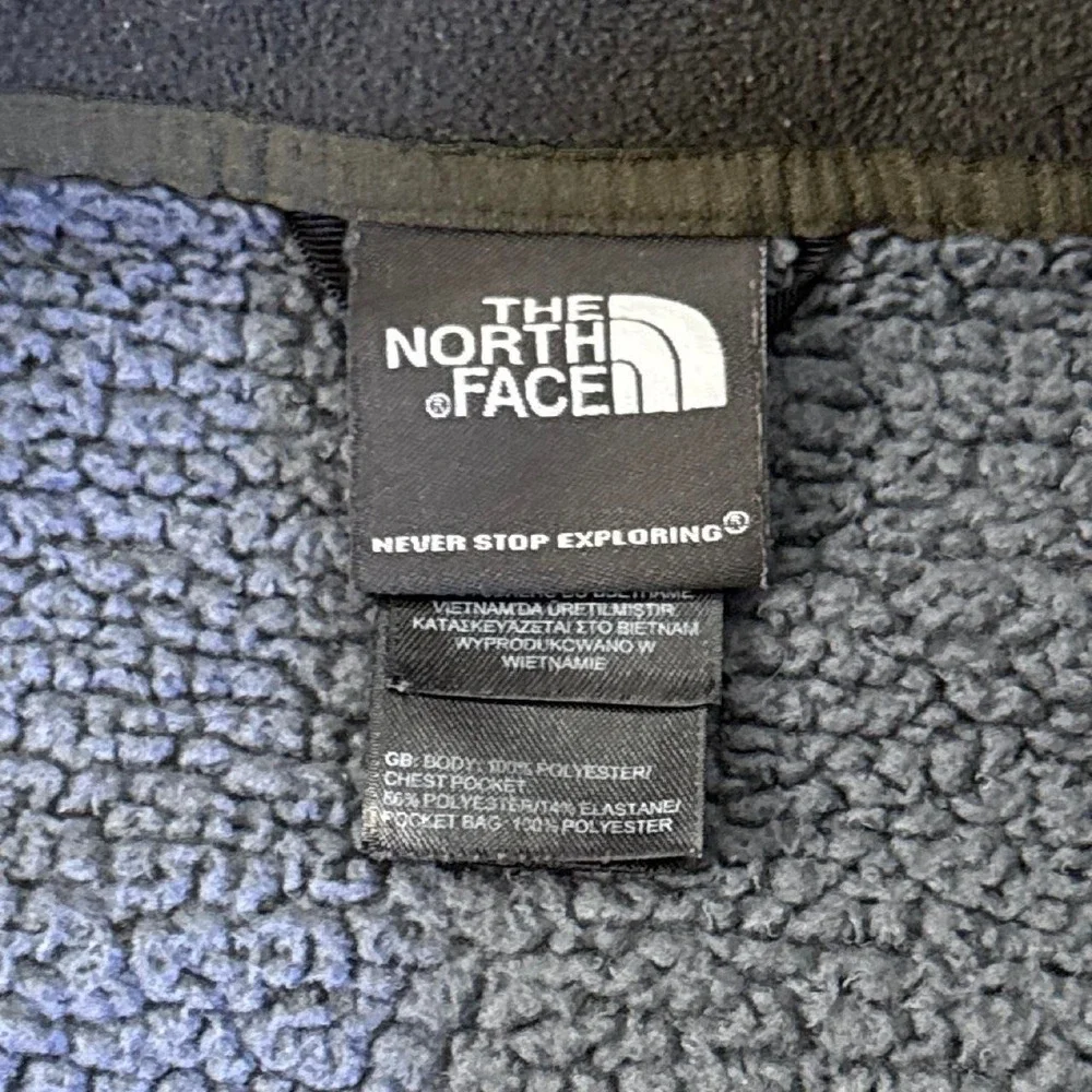 The North Face Apex Risor Jacket Green Gray Fleece Lined Zip Up Large